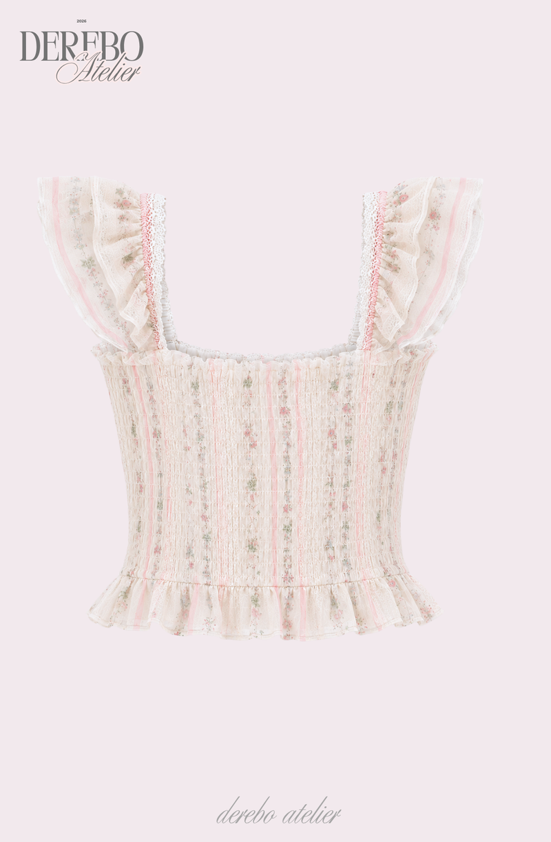 bella frill sleeveless blouse