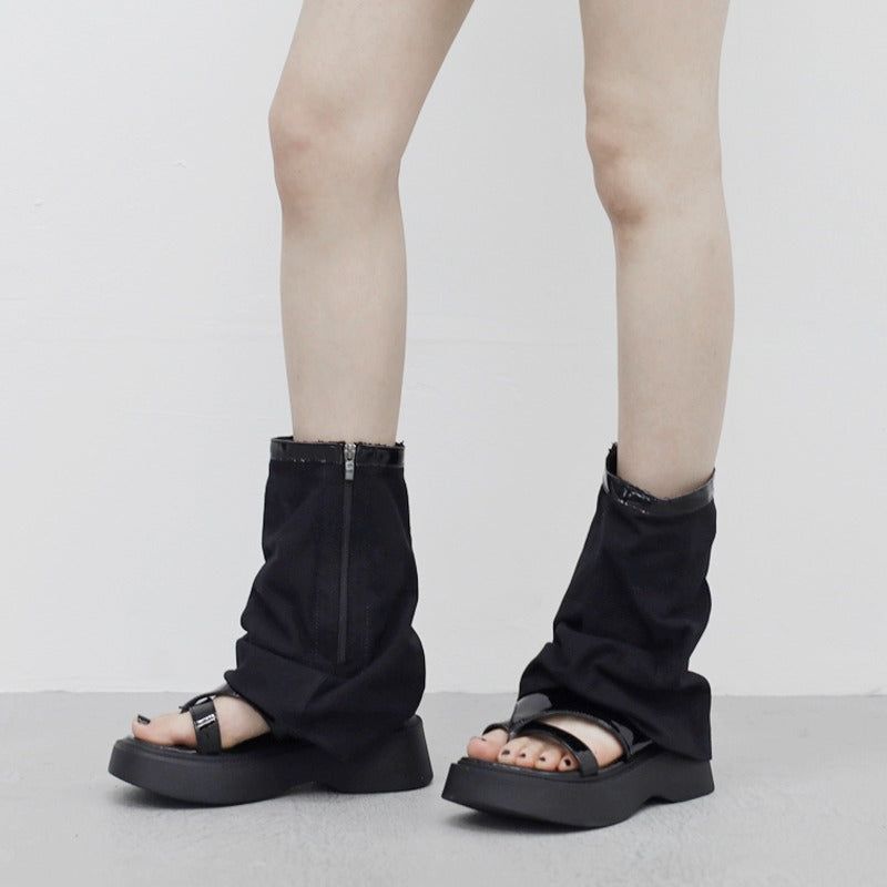 NONCODE（ノンコード）の「Dine Leg Warmer Sandals（Shoes）」