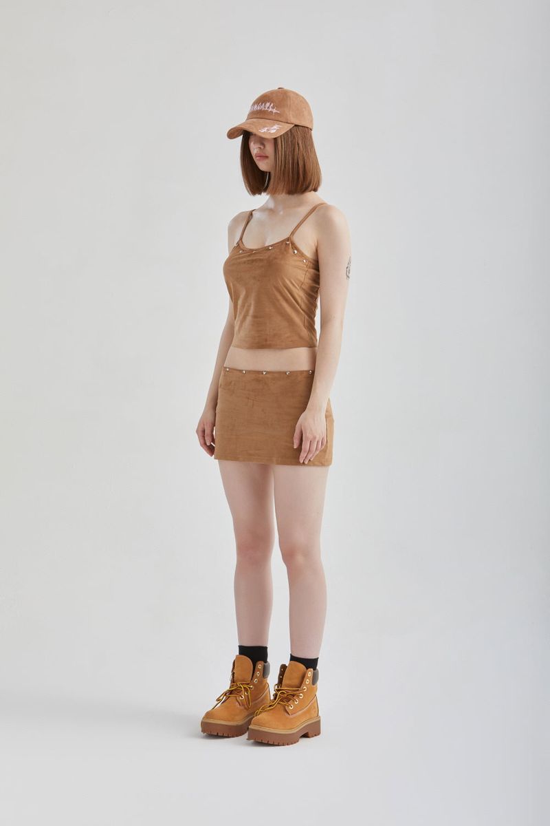 VELVET STUD TOP