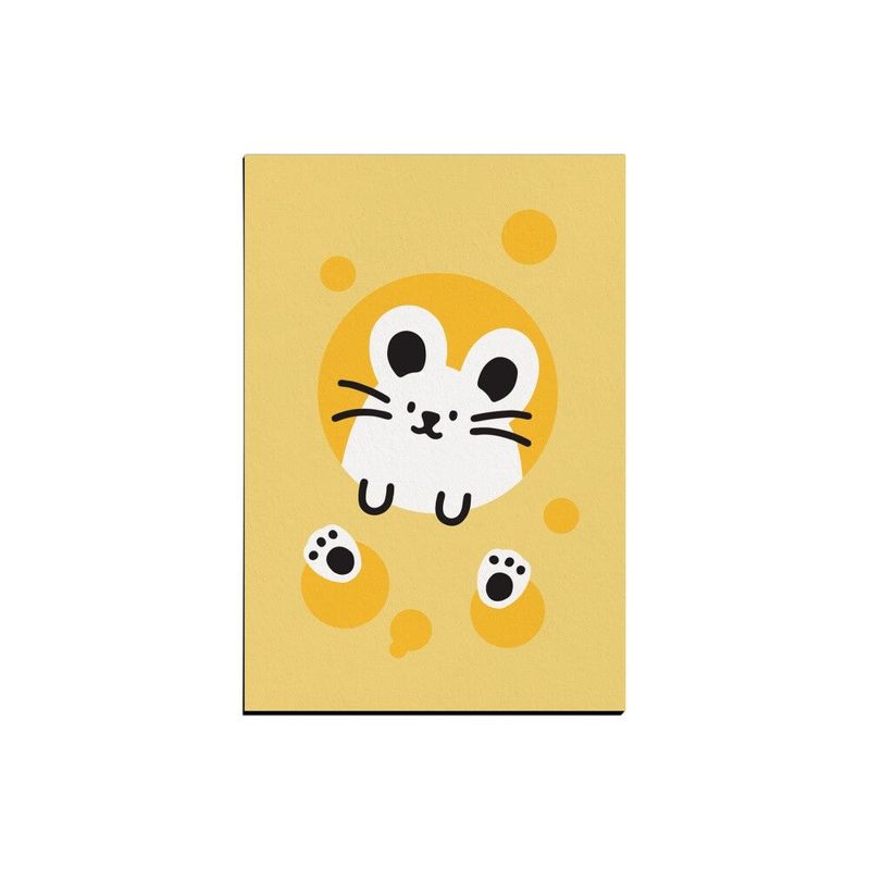 MUZIKTIGER(ムジークタイガー)の「CHEESE MOUSE POST CARD(Smartphone Accessories)」