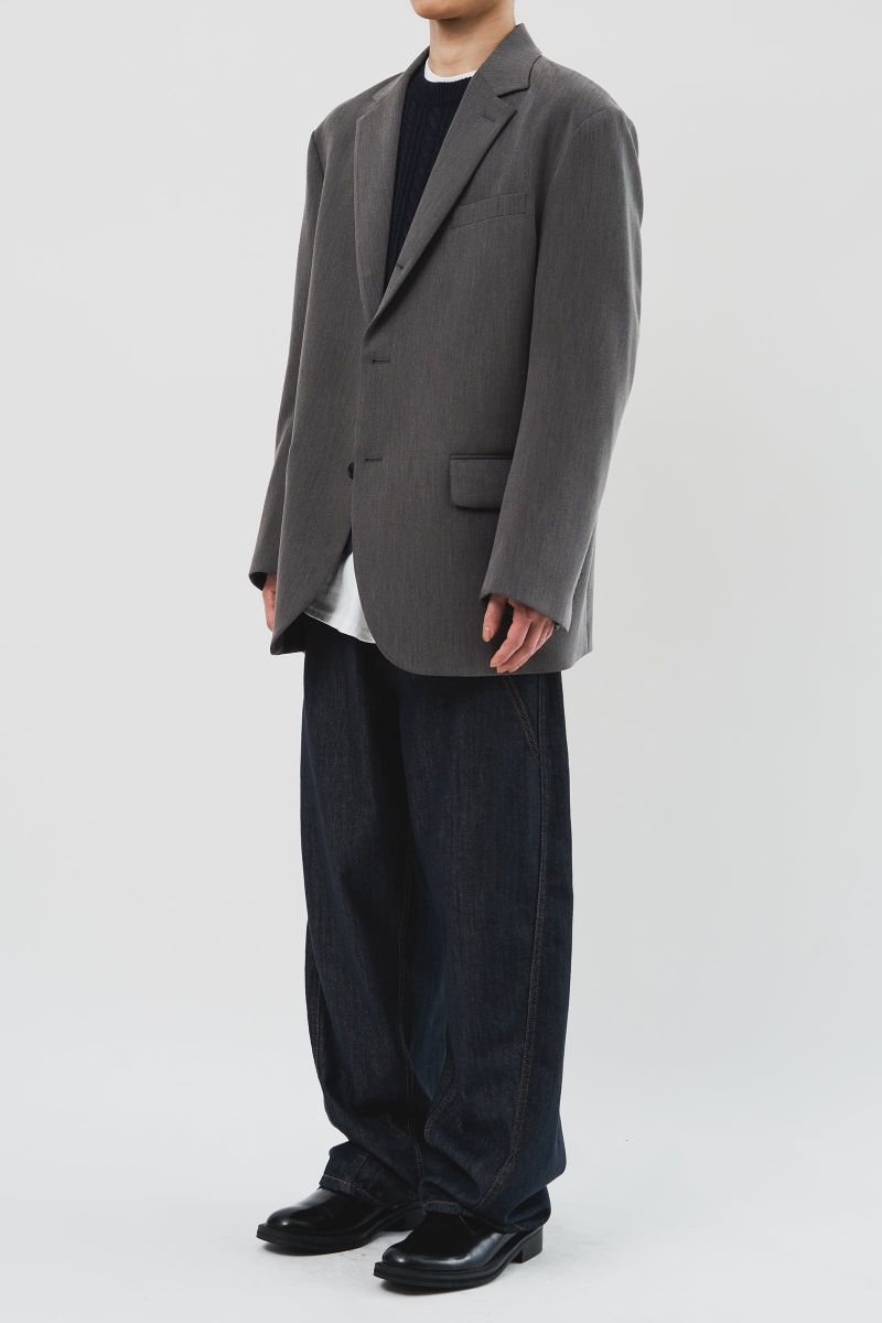 Sub Single Breasted Jacket (3color)