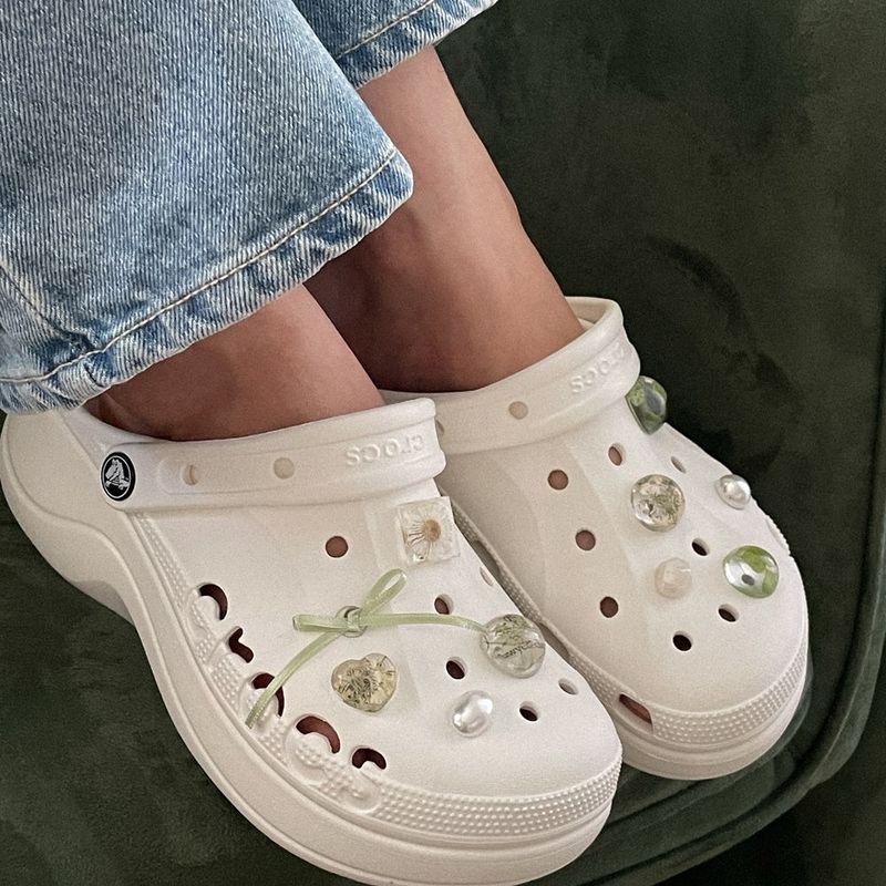 [made]vintage floural ver resin shoes charm set 