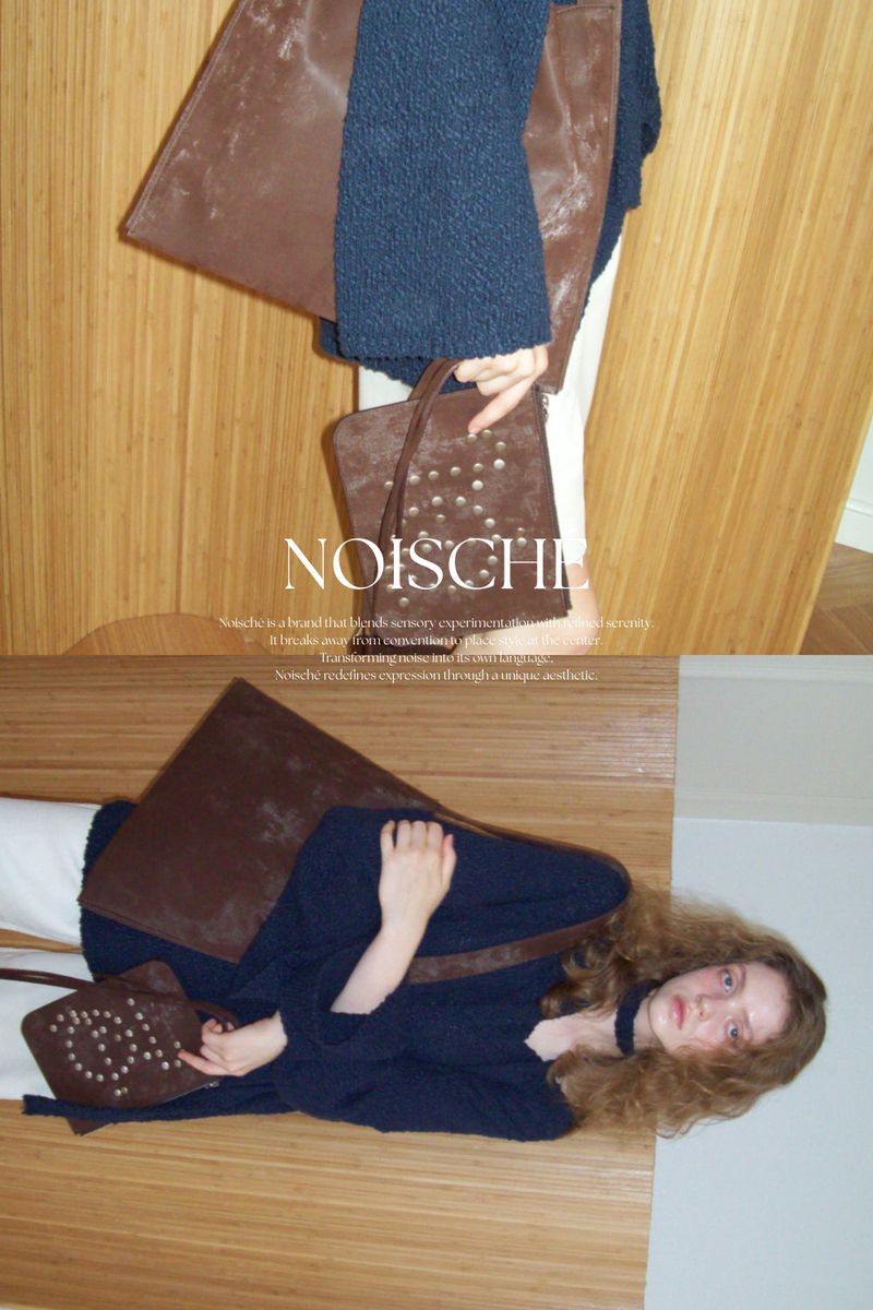 NOISCHE（ノイシ）の「メイド_ハロスクエアバッグ (Medium) / ブラウン（バッグ）」