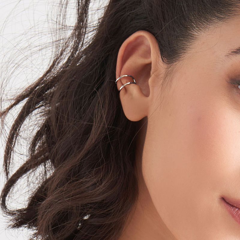 Modern 925 Silver Ear Cuff E002-07H