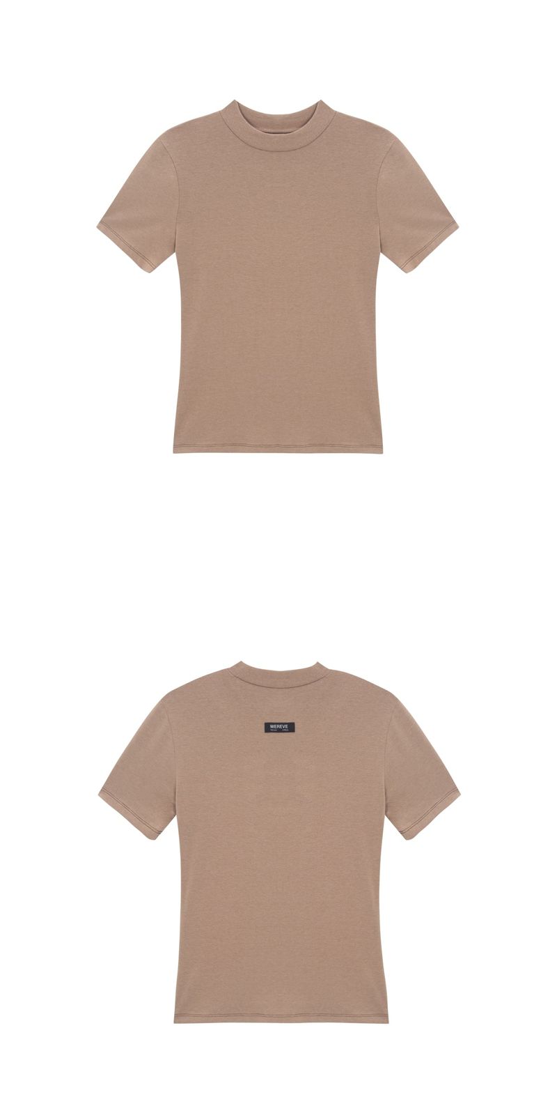 back label slim t-shirt