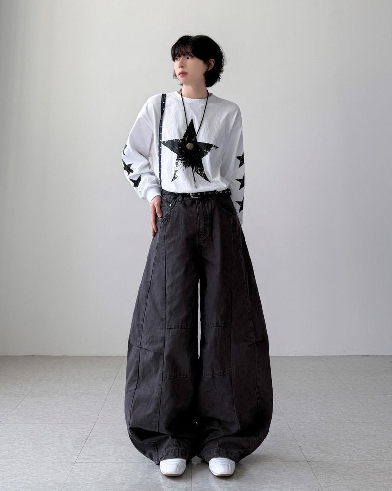 Bymi Dyeing Balloon Pants
