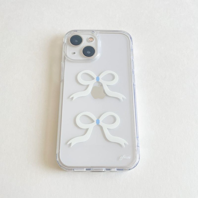 pale ribbon jellhard phone case