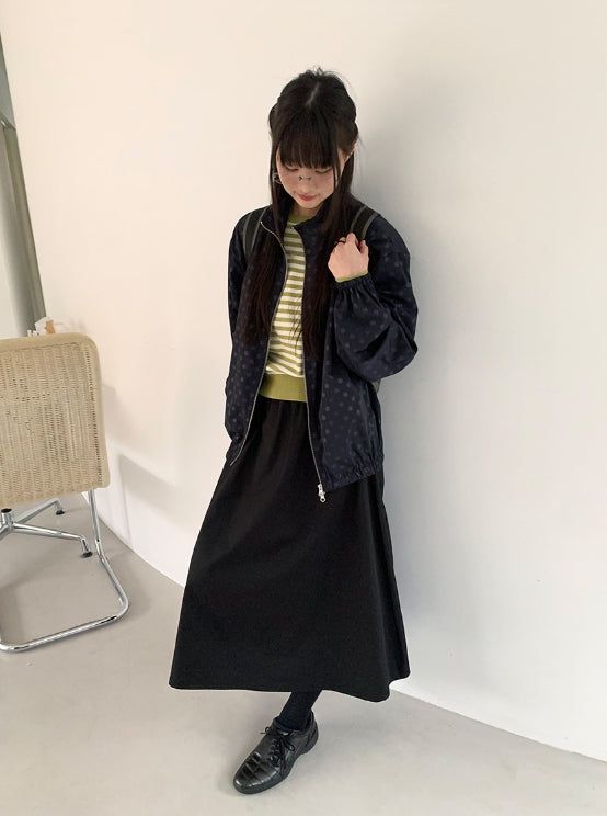Hapeul Two-Way Dot Windbreaker