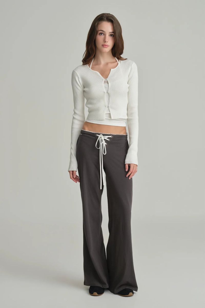 Jelly button cardigan, White