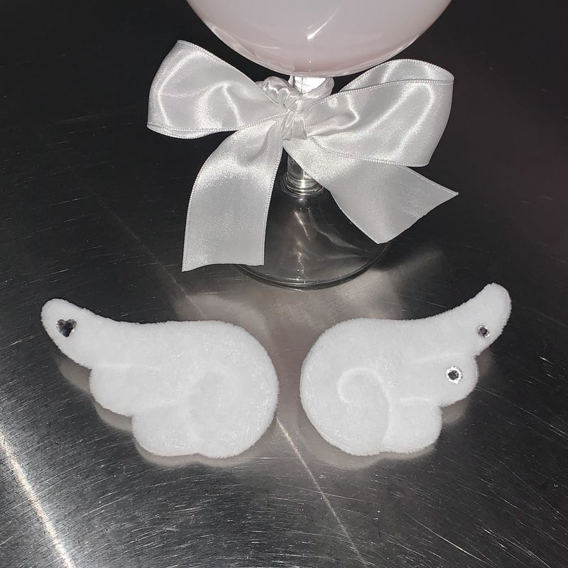 angel pin button (2pcs set)
