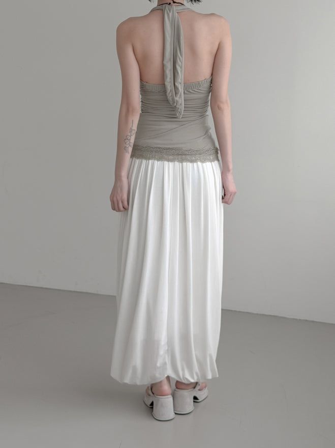 Ila Lace Long Halter Sleeveless