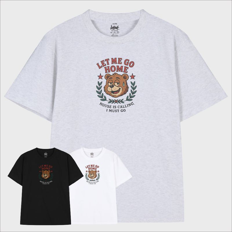 driftout(ドリフトアウト)の「Let Me Go Home Grumpy Bear T-Shirt (3color)(Tops)」