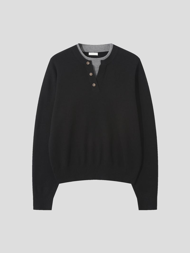 No.1431 layered button KINT (4color)