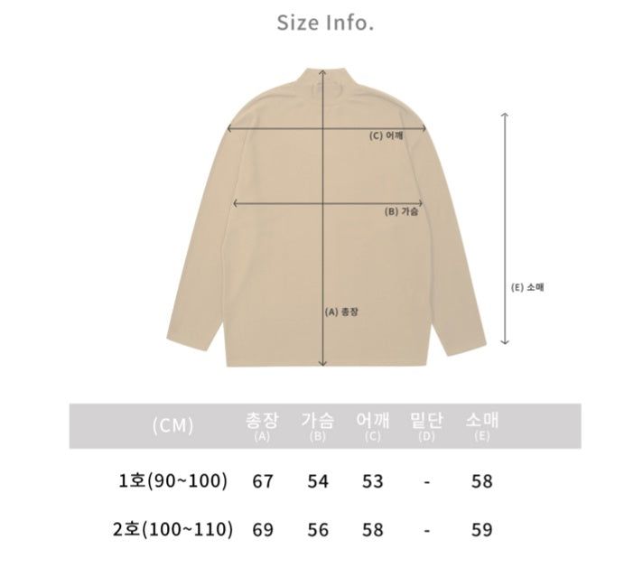 Basic Hlaf Tutleneck knit t-shirt_11color