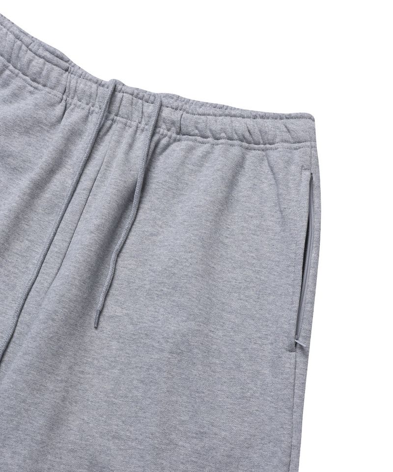 WIDE ZIP SWEATPANTS_GRAY