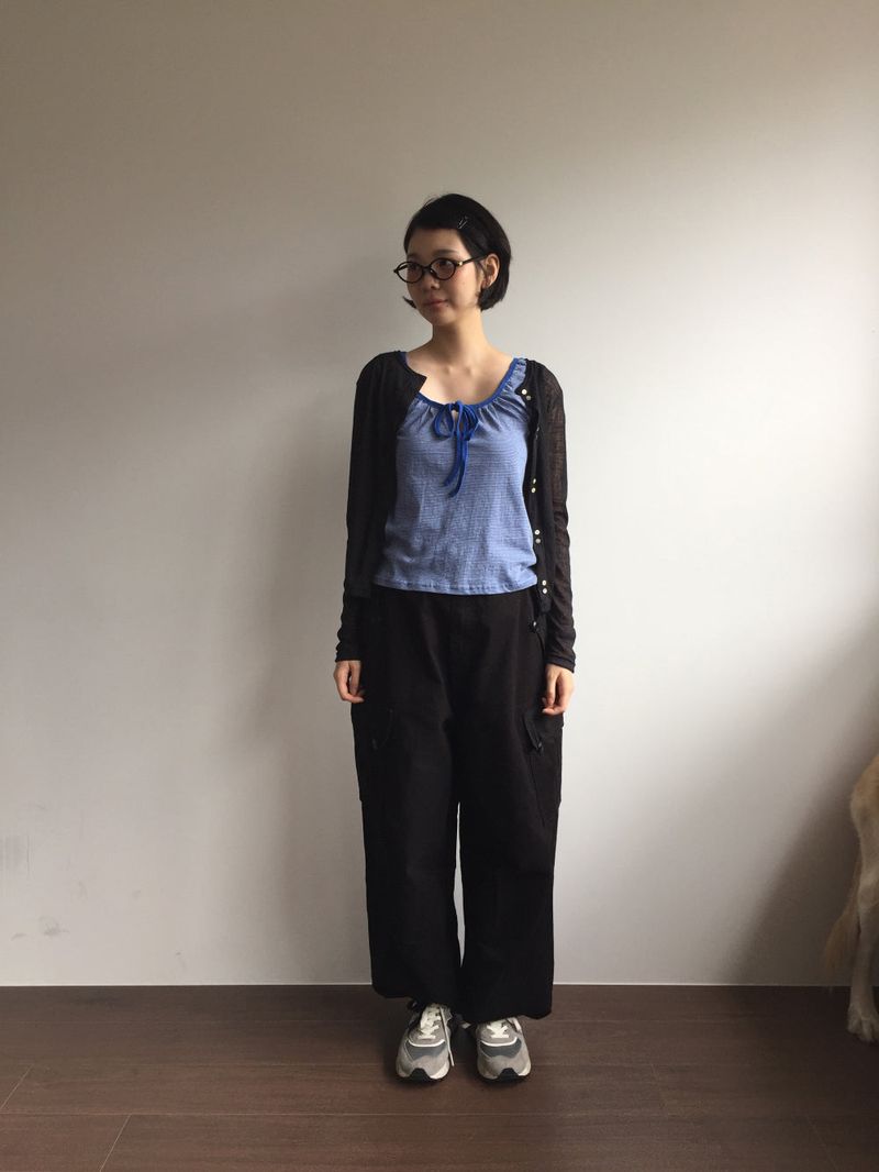 Fine stripe ribbon nasi  (2color)