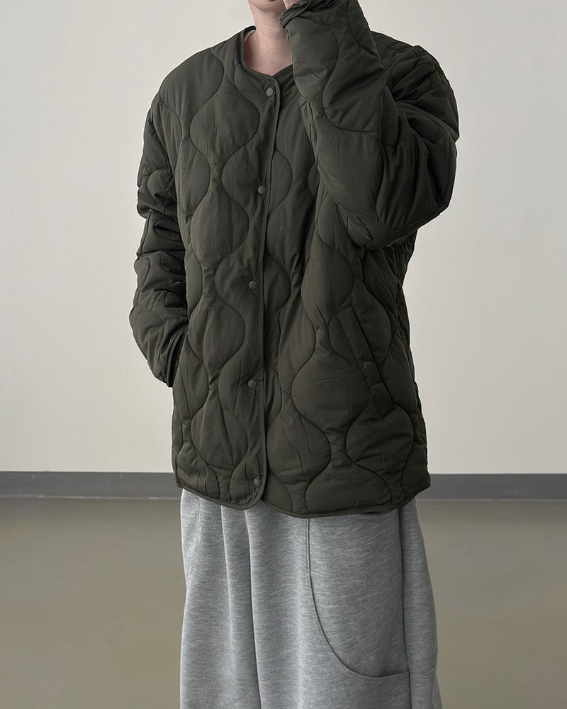 Wavon Quilted Padding Jumper