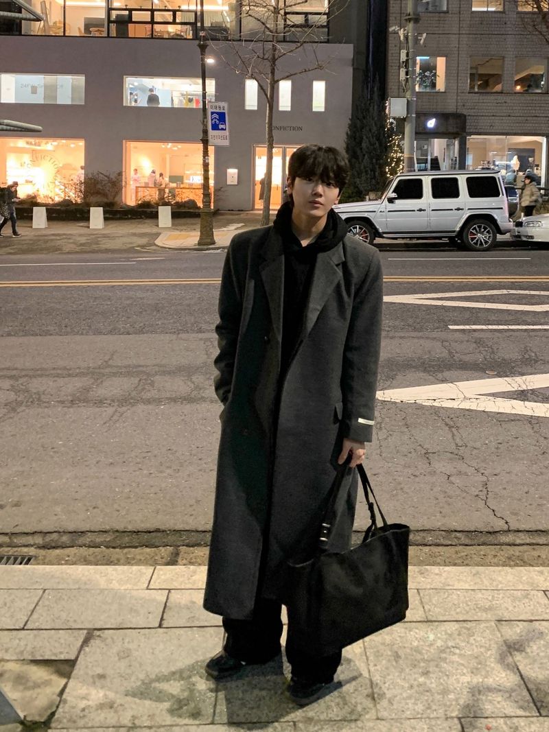  [Premium] Metin Hidden Maxi Wool Coat