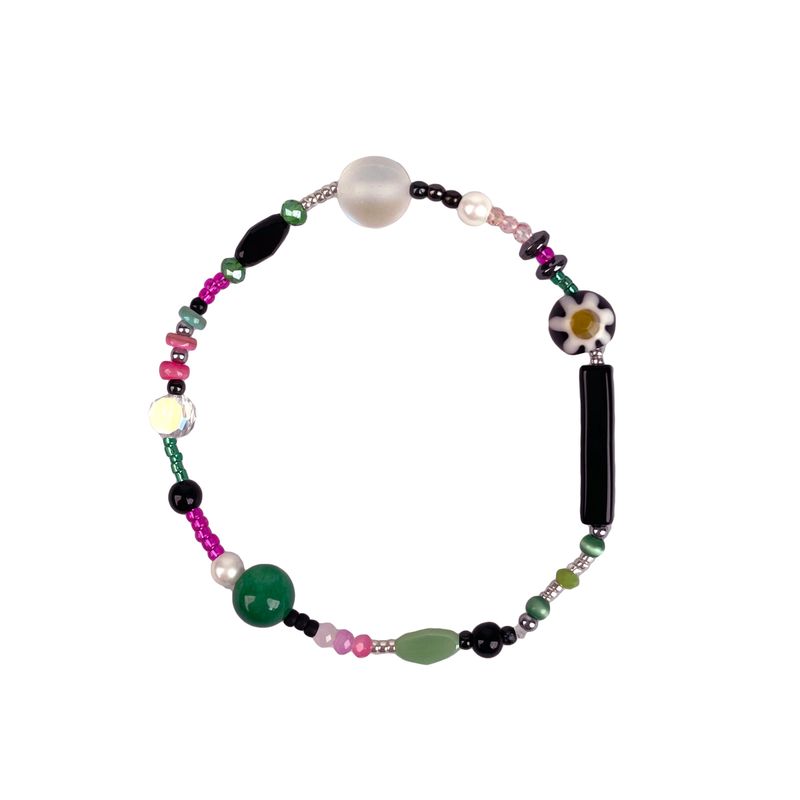 Kichikichiyaya(キチキチヤヤ)の「Kichikichiyaya Bracelet 030 Hot Pink & Green(Accessories)」