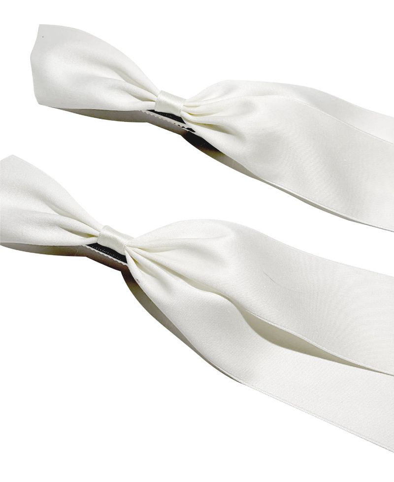 bunny long ribbon_white