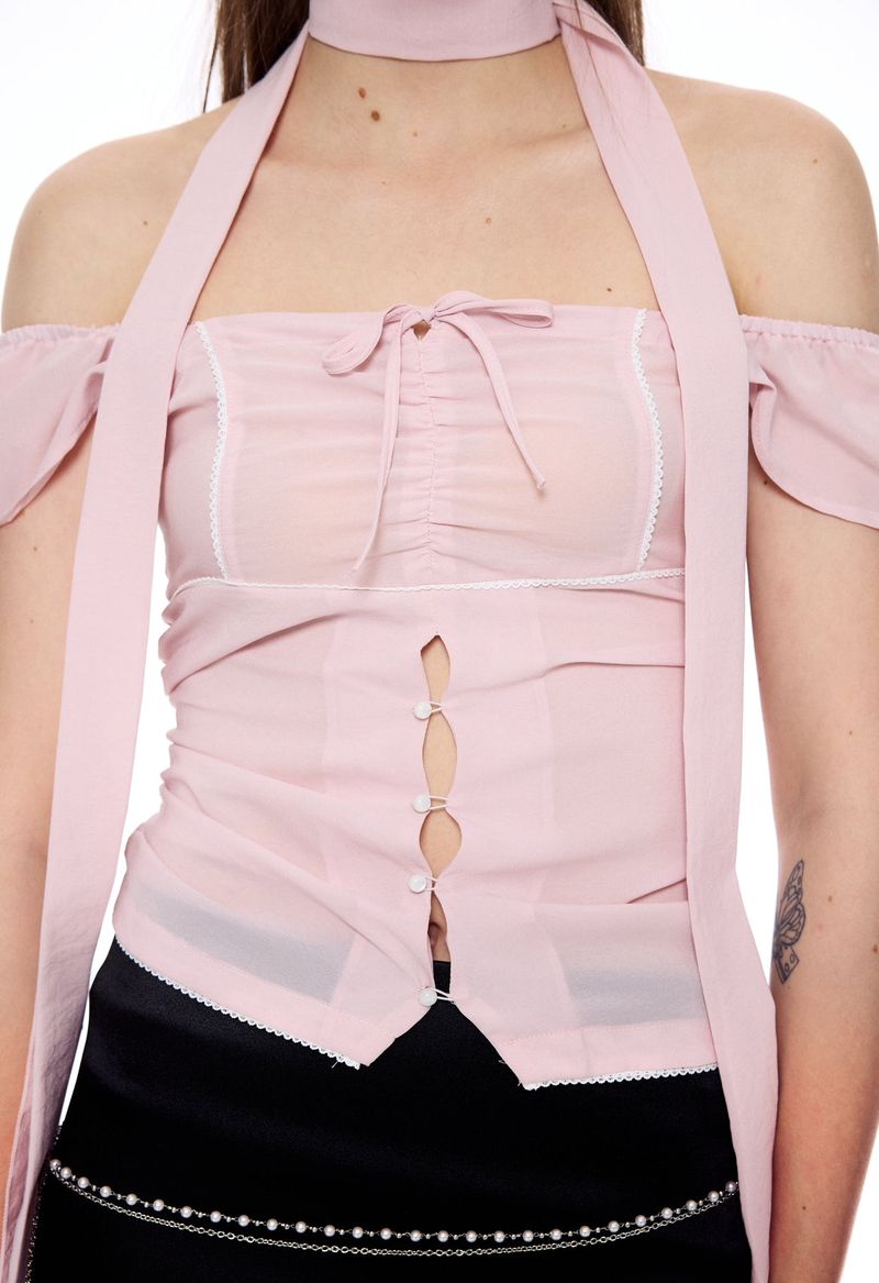YOUR SEE-THROUGH SCARF [PINK]