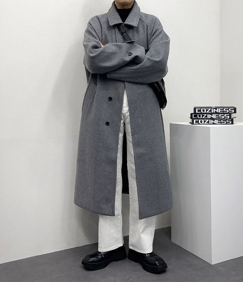 TW Regular Balmacan Wool Coat (3colors)