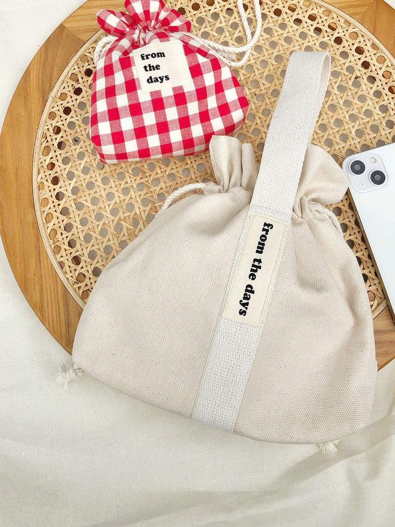 【MADE】Canvas Pouch Bag - Ivory