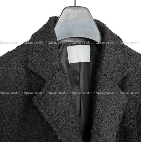 Flat Cropped Tweed Jacket