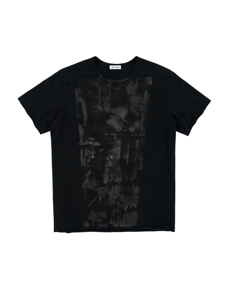 REPINER（リパイナー）の「マスブラックフォイルTシャツ（トップス）」