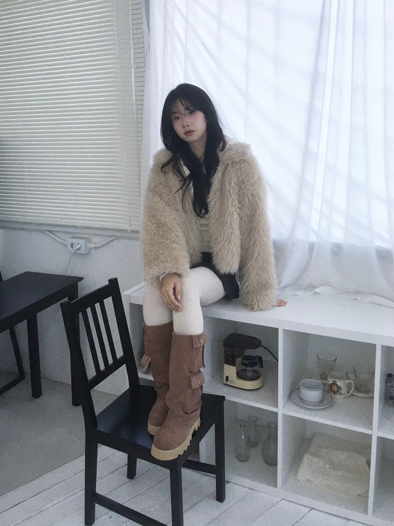 Swan Fur Jacket