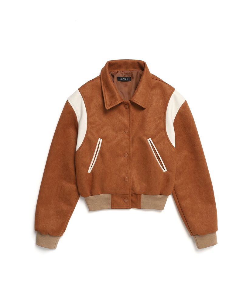 STACK LOGO VARSITY JACKET