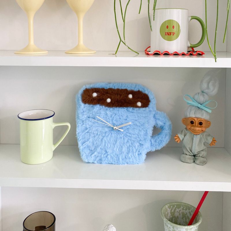 Mug cup clock