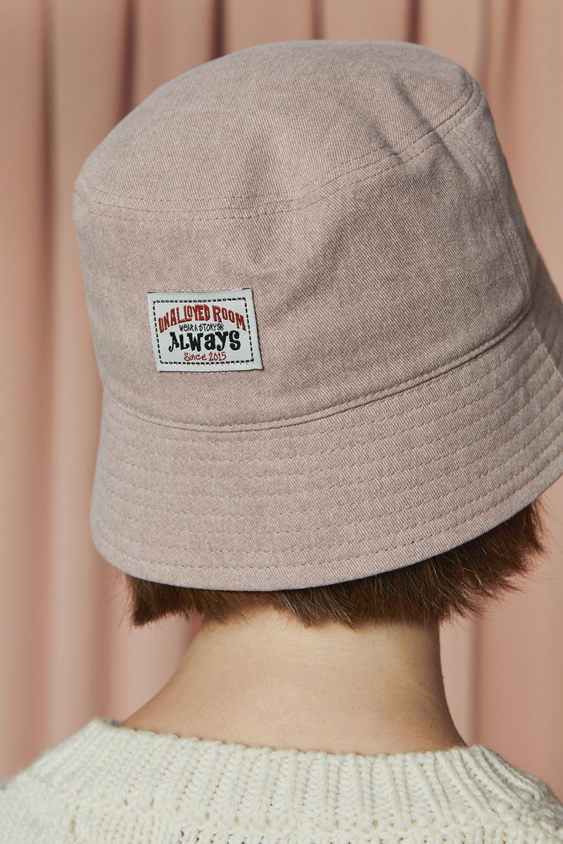 LOGO BUCKET HAT / INDI PINK