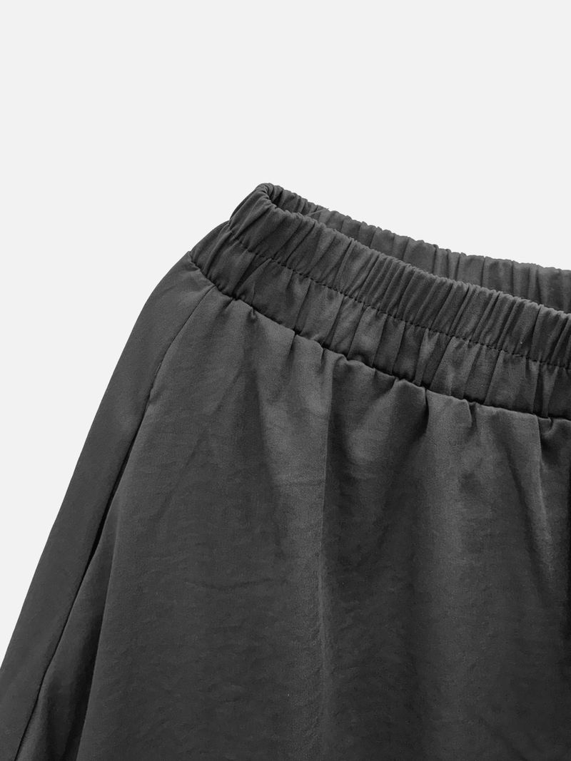 Polar Cream Suede Balloon Skirt (4c)