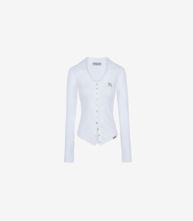 NEWALRIN Classic Button Shirt Top
