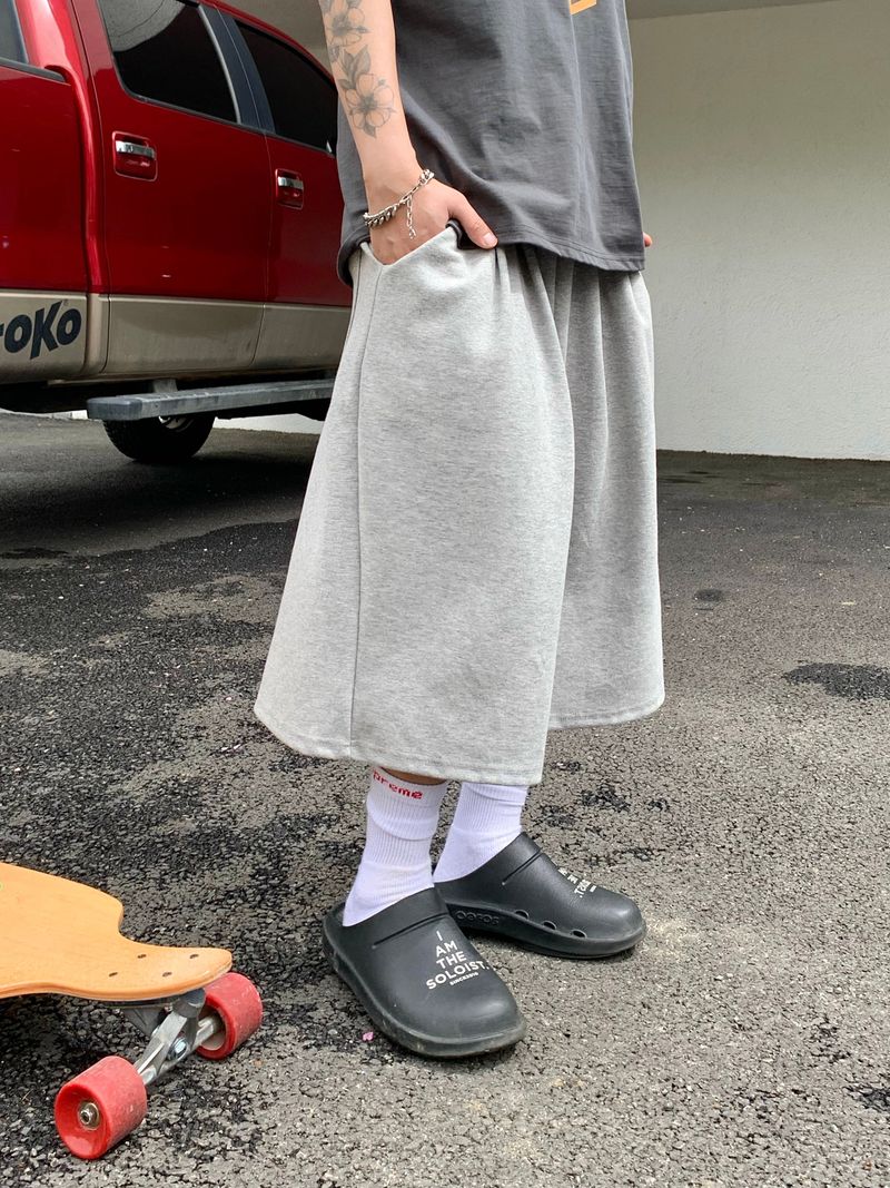 Double Cream 7-quarter Bermuda Pants 5C