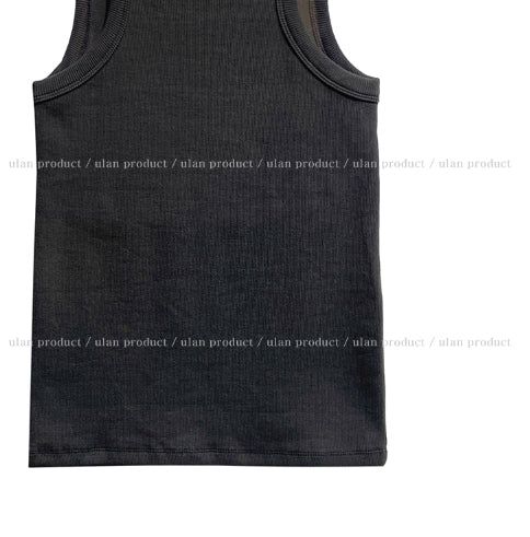 [U-BASIC] Mendel Mango Ribbed Sleeveless