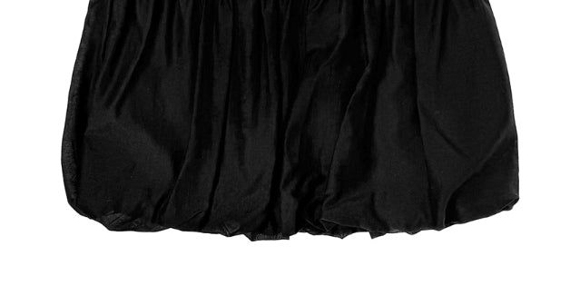 Buro Frill Banding Balloon Midi Skirt