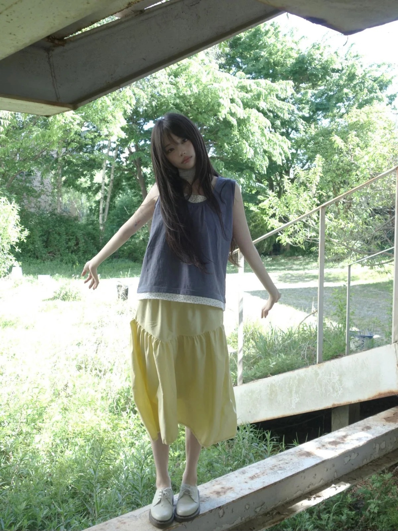 キャンバス スカート