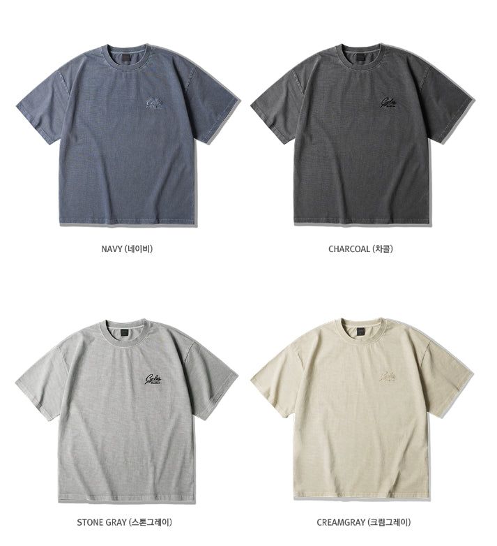 EZKATON(エズカートン)の「26SS★ Just Fit Pigment Short Sleeve T-shirts(Tops)」