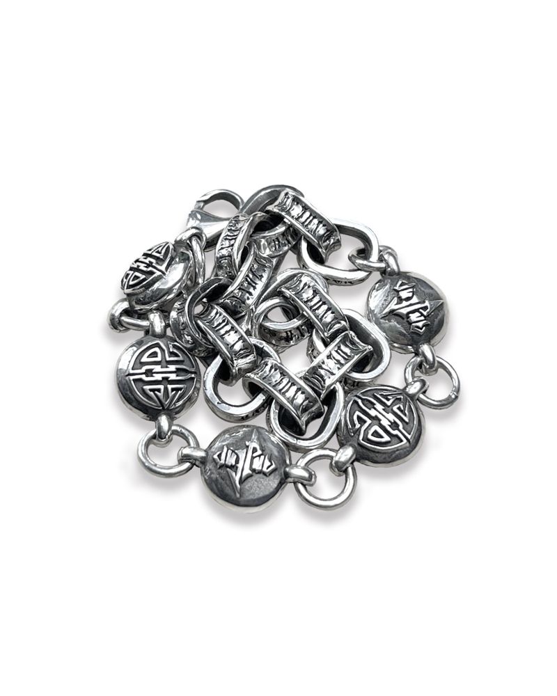 AE LOGO BALL CHAIN BRACELET(20.5CM)