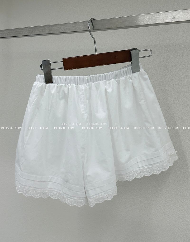 Ribbon lace boxer brief trunk short pants
