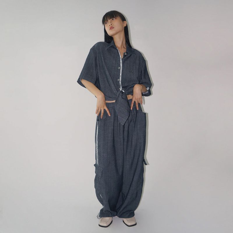 NONFADE A-TAPE DENIM SH (denim)