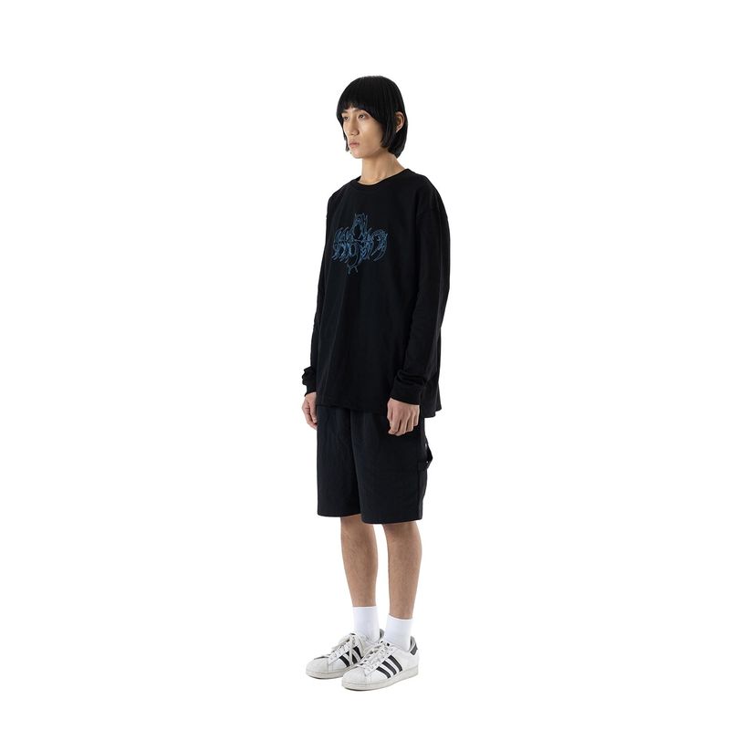 METAL LOGO SLEEVE MSHLS003-BK