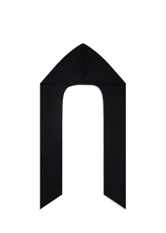 Kyoiii(キョイ)の「ゴースト フード スカーフ(BLACK)(ファッション小物)」