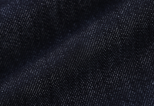 Semi Wide Stitch Raw Fabric Denim Pants