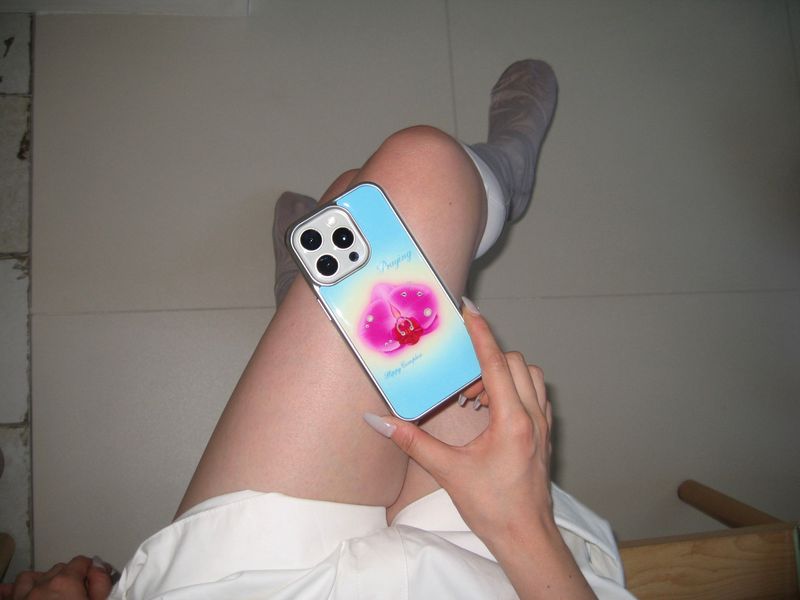 【TPUケース】 Aqua Orchid Case