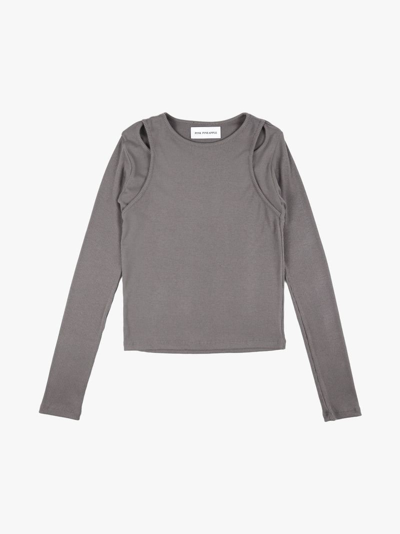 LAYERED CUT OUT T-SHIRT