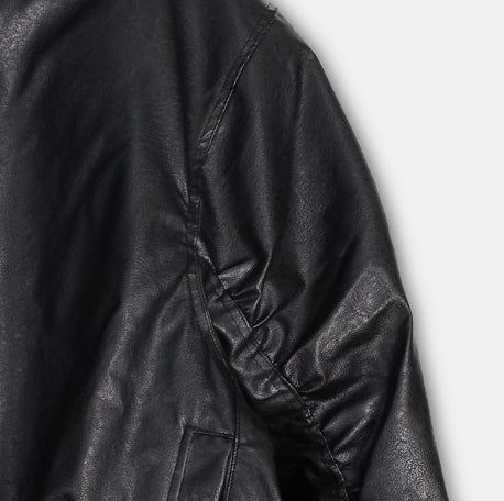 Riot Leather Two Way Bomber Jumper