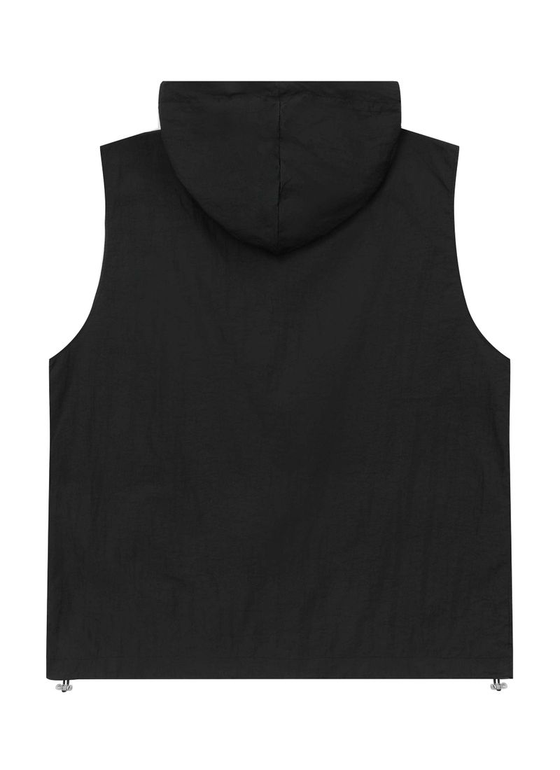 THIN NYLON HOOD VEST (2color)